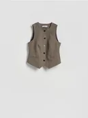 Marynarki i żakiety damskie - Reserved - Taliowana kamizelka - wielobarwny - miniaturka - grafika 1