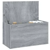 Pudła i pojemniki do przechowywania - Skrzynia na pościel szary dąb P9-A37 - miniaturka - grafika 1
