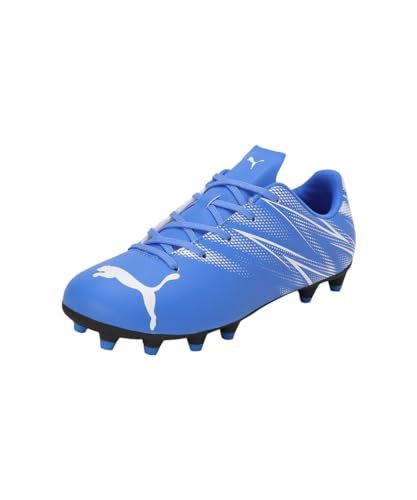 PUMA ATACANTO FG/AG JR, Buty piłkarskie, BLUEMAZING White, 43 EU, Bluemazing Puma White, 43 EU