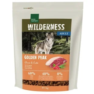 REAL NATURE WILDERNESS Golden Peak Gęś i kaczka 1 kg - Sucha karma dla psów - miniaturka - grafika 1