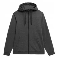 Bluzy męskie - 4F Bluza Męska Rozpinana Z Kapturem Tswsm354 L - miniaturka - grafika 1