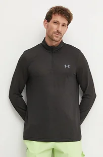 Under Armour bluza do biegania Seamless Stride kolor czarny melanżowa 1378168 - Bluzy męskie - miniaturka - grafika 1