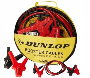 Dunlop Wysokiej Jakości Kable Rozruchowe 3m 220A - Kable rozruchowe - miniaturka - grafika 1
