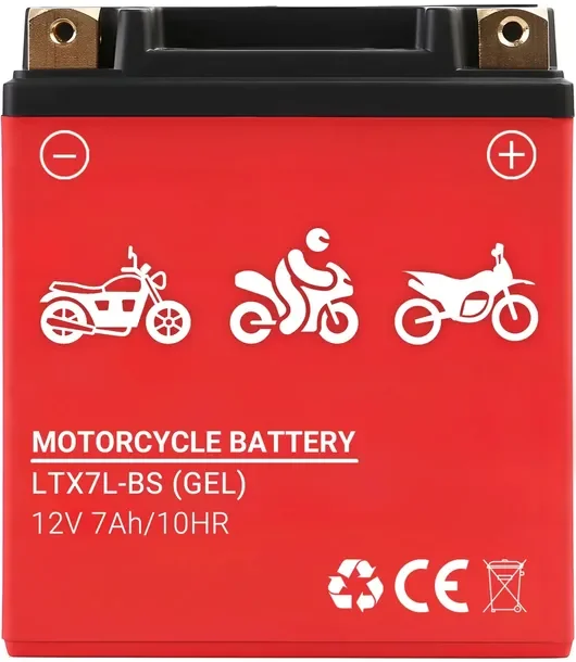 Akumulator Żelowy Do Skutera Motocykla Quada 12v 7ah Prawy+ Produkcja 2026