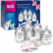 Butelki dla niemowląt - Lovi Zestaw Startowy Dla Noworodka 0359 Różowy - miniaturka - grafika 1