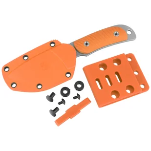 Nóż Real Steel Hunter 165 Orange G10, Stonewashed 12C27 (3532) - Noże - miniaturka - grafika 5