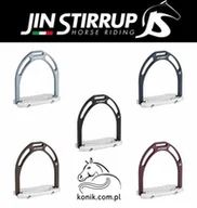 Akcesoria jeździeckie - Jin Stirrup Strzemiona ANATOMIC standard - miniaturka - grafika 1