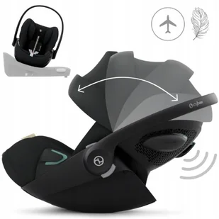 CYBEX FOTELIK CLOUD G I-SIZE PLUS MOON BLACK 0-13 KG 40-87 CM - Foteliki samochodowe - miniaturka - grafika 1