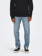 Spodnie męskie - Only & Sons Jeansy Edge 22026986 Niebieski Loose Fit - miniaturka - grafika 1