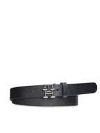 Paski - Tommy Hilfiger Pasek Damski AW0AW15182 Czarny - miniaturka - grafika 1