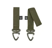 Sprzęt wspinaczkowy - Paski Molle z Karabińczykami BRANDIT 2 szt - Olive - miniaturka - grafika 1
