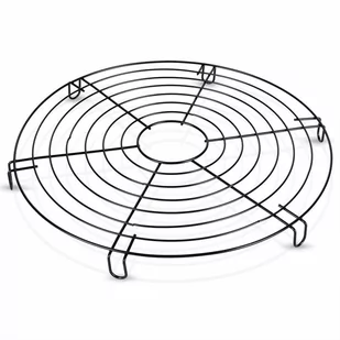 Kratka do studzenia stalowa czarna 28 cm kod: O-259230 + Sprawdź na SuperWnetrze.pl - Podstawki pod garnki - miniaturka - grafika 1