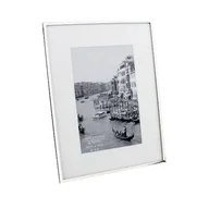 Ramki na zdjęcia - RAMKA NA ZDJĘCIA srebrna prostokątna 10x15 cm - miniaturka - grafika 1
