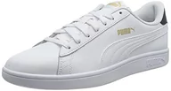 Sneakersy damskie - PUMA Sneakersy dla dorosłych, uniseks Smash V2 L, Puma biały, 36 EU - miniaturka - grafika 1