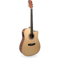 Gitary akustyczne - Gitara elektroakustyczna V-TONE Veag1 CE NT 4 Naturalny - miniaturka - grafika 1