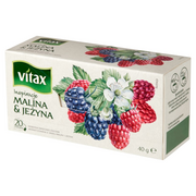 Herbata - Vitax - Herbata owocowa malina jeżyna - miniaturka - grafika 1