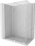 Kabiny prysznicowe - Mexen Velar kabina prysznicowa rozsuwana 160x70 cm, transparent, biała - 871-160-070-01-20 - miniaturka - grafika 1