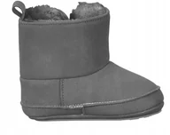 Botki damskie - Sterntaler Botki Dziecięce Z Ociepleniem Szare 19-20 J1A - miniaturka - grafika 1