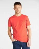 Koszulki męskie - LEE WORKWEAR TEE MĘSKI T-SHIRT RELAXED FIT POPPY RED L60BFENH 112113254 - Lee - miniaturka - grafika 1