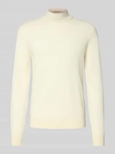 Sweter z dzianiny z golfem - Swetry męskie - miniaturka - grafika 1