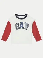 Bluzki damskie - Gap Bluzka 598355-01 Biały Regular Fit - miniaturka - grafika 1