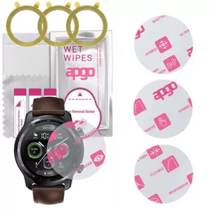 3x Szkło Hybrydowe do Mobvoi TicWatch Pro 3 Ultra LTE - Akcesoria do smartwatchy 3x Szkło Hybrydowe do Mobvoi TicWatch Pro 3 Ultra LTE - Akcesoria do smartwatchy - miniaturka - grafika 1