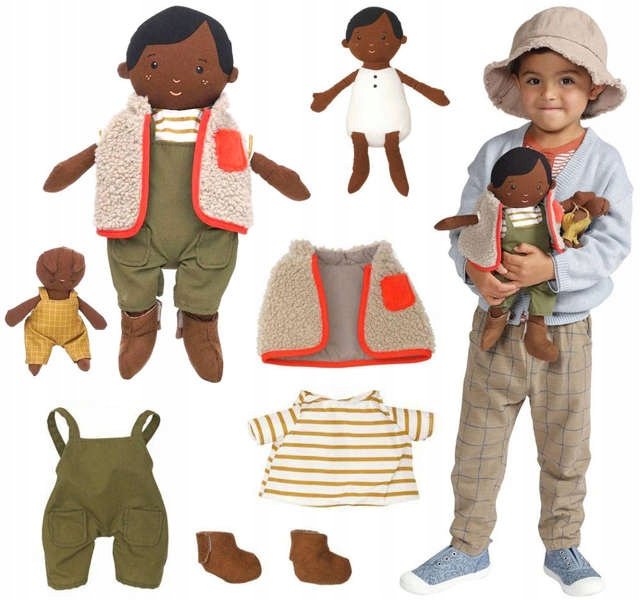 Lalka Ellis z pieskiem Przytulanka Manhattan Toy