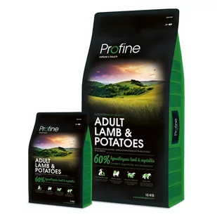 PROFINE adult lamb 3kg - Sucha karma dla psów - miniaturka - grafika 1