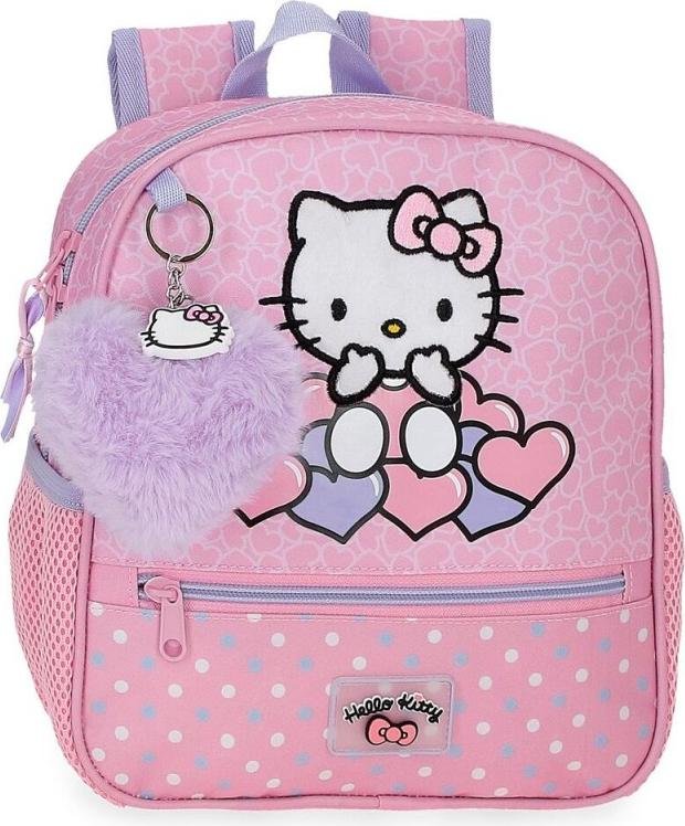 Hello Kitty Hearts and Dots Plecak z możliwością dostosowania 25cm
