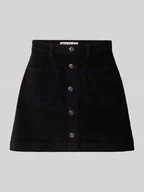 Spódnice - Spódnica mini sztruksowa z mieszanki bawełny model ‘AMAZING GLOBAL’ - miniaturka - grafika 1