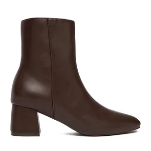 Botki JENNY CEO-CD240148-1 Brązowy - Botki damskie - miniaturka - grafika 1