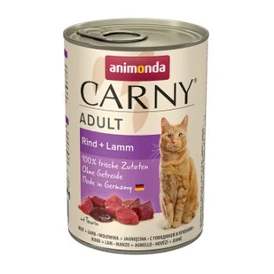 animonda Carny mokra karma dla kota dorosłego 6x400 g Wołowina i jagnięcina - Mokra karma dla kotów - miniaturka - grafika 1