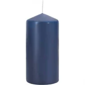Świece - BISPOL Świeca walec W60/120-056 GRANATOWA, 1 szt - miniaturka - grafika 1
