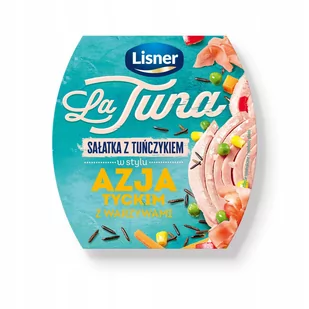 LISNER Sałatka z Tuńczykiem w Stylu Azjatyckim z Warzywami 160g - Konserwy i dania rybne - miniaturka - grafika 1