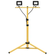 Lampy pozostałe - vidaXL Reflektor LED ze stojakiem 2x20 W zimne białe światło 149659 - miniaturka - grafika 1