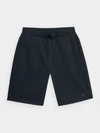 Spodenki męskie - 4F, Spodenki dresowe męskie, 4FSS23TSHOM156-30S, ciemny granat, rozmiar XXL - miniaturka - grafika 1