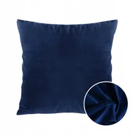 Poszewki na poduszki - Poszewka 40X40 Na Poduszke Jasiek Granatowa Welurowa Duży Wybór Kolorów - miniaturka - grafika 1