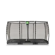 Trampoliny - Exit Trampolina naziemna Allure Premium 214x366cm czarna - miniaturka - grafika 1