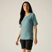 Koszulki i topy damskie - Regatta Koszulka damska Fingal V-Neck Zielony, Rozmiar: 40 - miniaturka - grafika 1