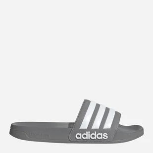 Klapki basenowe męskie Adidas Adilette Shower Slides GY1891 39 Szare (4065425244497) - Klapki i japonki męskie - miniaturka - grafika 1