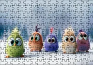 Puzzle - Puzzle Układanka 35 el : Angry Birds + Woreczek Z Nadrukiem - miniaturka - grafika 1