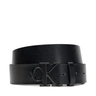 Pasek Męski Calvin Klein Ck Buckle Tumbled 35Mm LV04D7016G Czarny - Paski - miniaturka - grafika 1