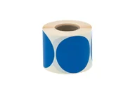 Etykiety do drukarek - Naklejki etykiety okrągłe 40mm 500szt Niebieskie - miniaturka - grafika 1