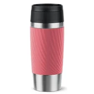 Kubki termiczne - Kubek termiczny TEFAL N2020310 Travel Mug Twist Różowy - miniaturka - grafika 1