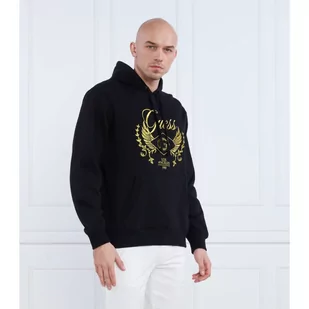 GUESS Bluza ROY FLEECE BLING | Regular Fit - Bluzy męskie - miniaturka - grafika 1