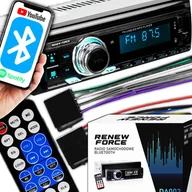 Radia samochodowe - Radio Samochodowe 1-DIN RDS Bluetooth USB AUX Pilot ODŁĄCZANY PANEL Jakość DA002 - miniaturka - grafika 1