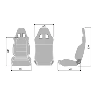 Fotel samochodowy Sparco R100+ SKY czarny - Akcesoria tuningowe - miniaturka - grafika 2