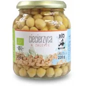 Zdrowa żywność - Bio Europa CIECIERZYCA W ZALEWIE W SŁOIKU BIO 350 g (215 g) - miniaturka - grafika 1