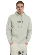 Bluzy męskie - TRENDYOL MAN BLUZA MĘSKA Z KAPTUREM BEŻOWA Z NADRUKIEM NA PRZODZIE S 5DA - miniaturka - grafika 1