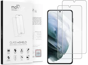 2 szt. | moVear 2.5D - Szkło hartowane do Samsung Galaxy S21+ (Plus) (6.7") | Do Etui, fullGlue, 9H - Etui i futerały do telefonów - miniaturka - grafika 1